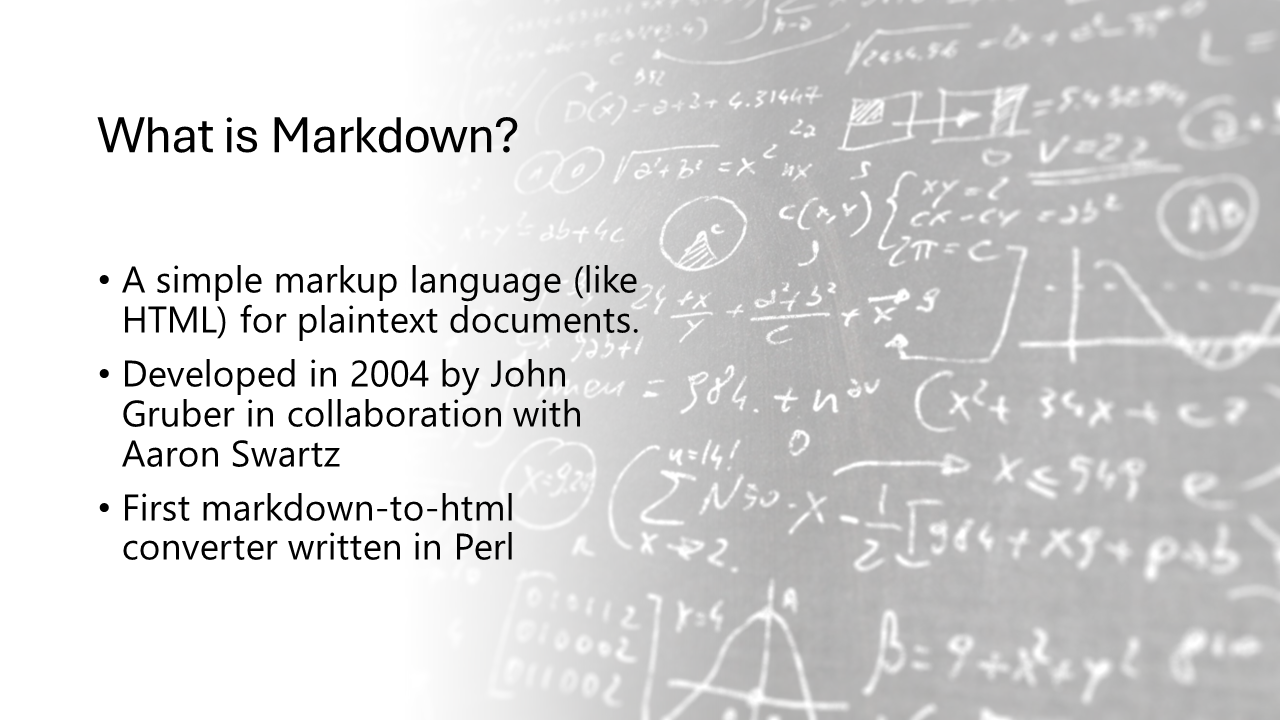 What is Markdown?